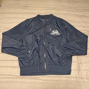 Navy California Republic Windbreaker